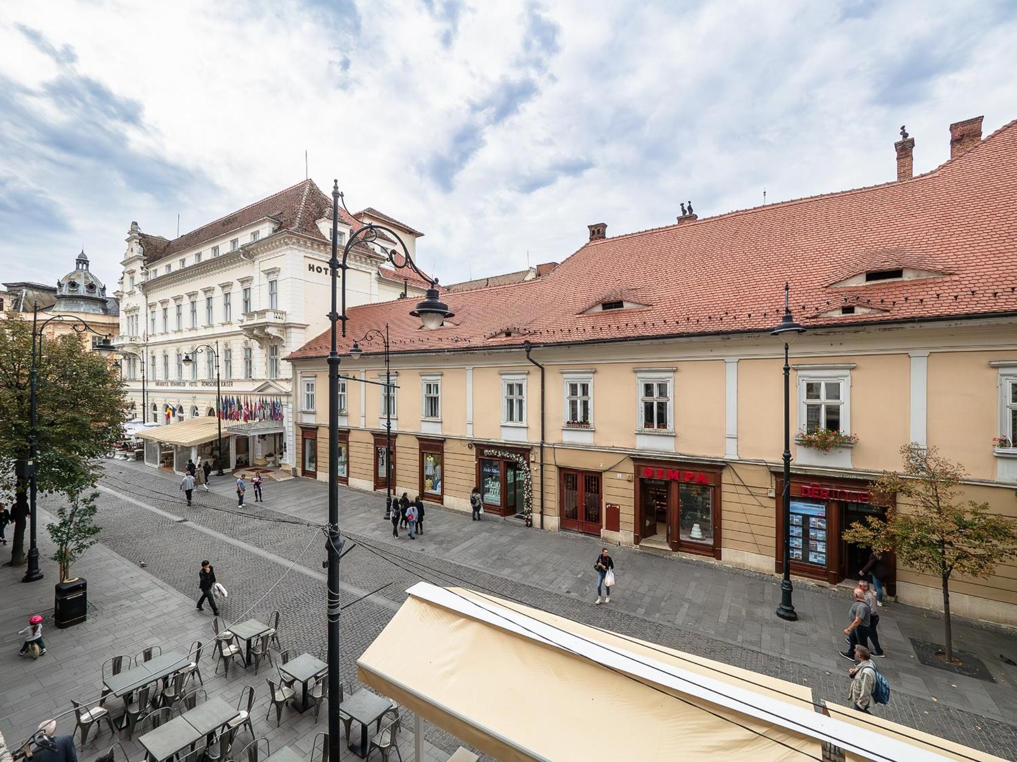 City Spirit Studio - Piata Mare & Balcescu View Сібіу Екстер'єр фото